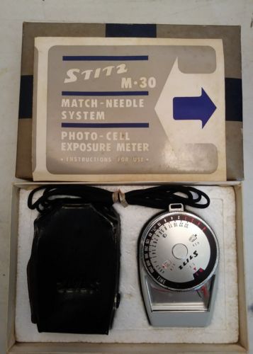 Exposure Meter Stitz M-30 Match Needle System Photo Cell Exposure Meter