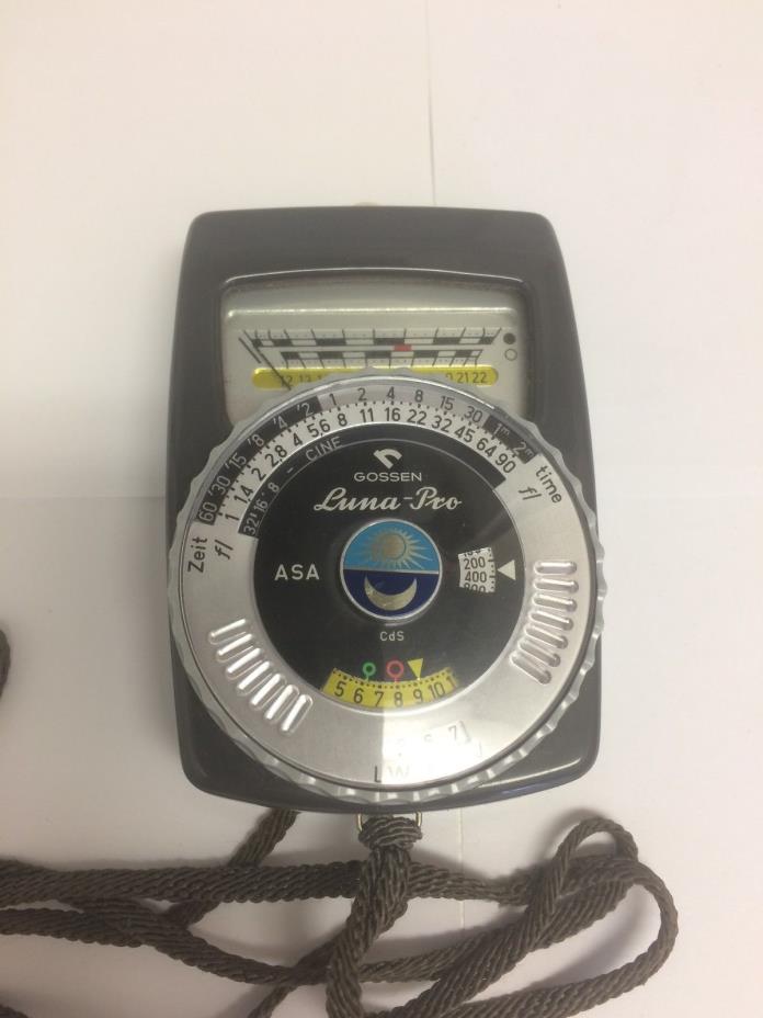 Gossen Luna Pro Hand Held CDS Exposure Light Meter, Excellent condition.