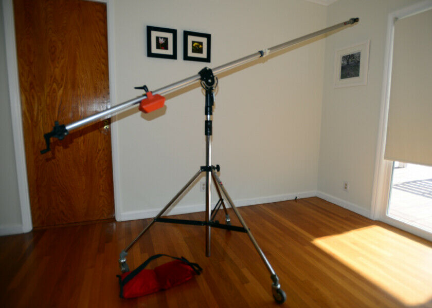 Manfrotto Super Boom with Chrome Stand Heavy Duty -Mint-