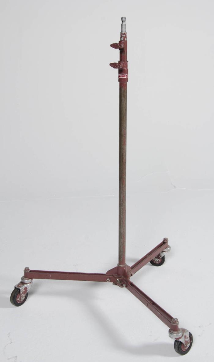 Mole Richardson 2 Riser Rolling Baby Light Stand Collapsible TYPE 40651A