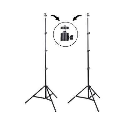 Studio Essentials 7.5' Value Light Stand Set with Ball Heads and Carry Bag, 2