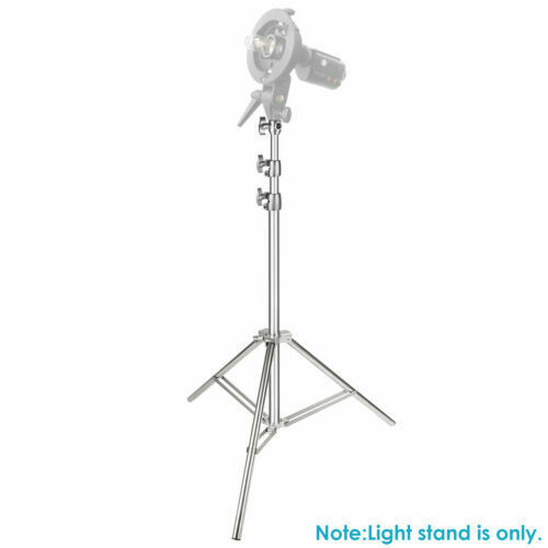 Neewer Silver Stainless Steel Heavy Duty Foldable Studio Light Stand Tripod
