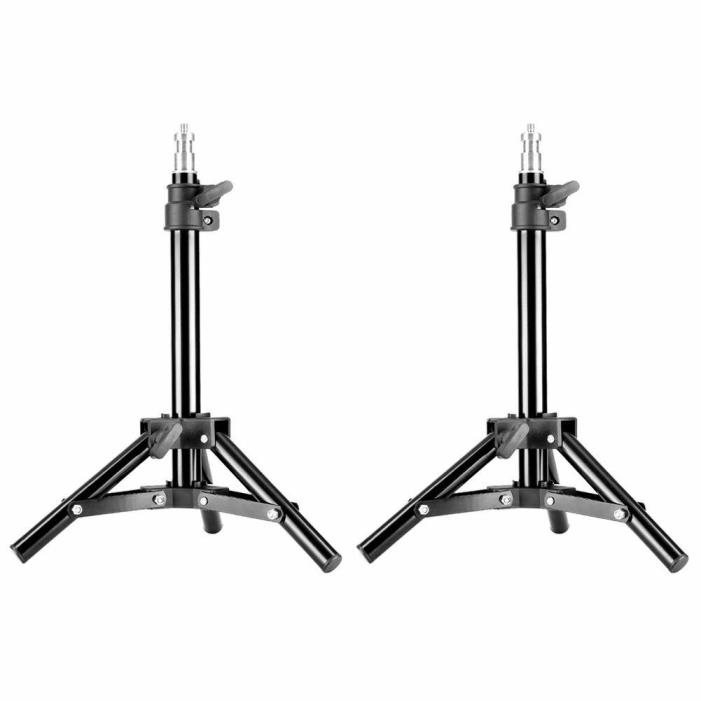 Neewer 2-pack Photo Studio 20 inches Aluminum Mini Table Top Backlight Stand