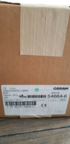 12 Osram Egt Bulb.. 1000w 120v.In sealed box
