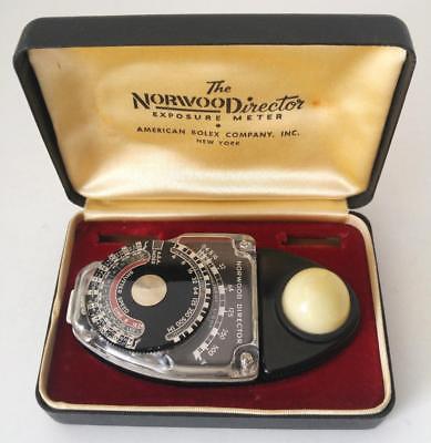 THE NORWOOD DIRECTOR Camera Exposure Meter Vintage