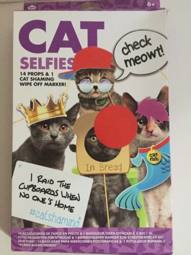 Cat Props Selfies Small Animal Photo Fun Photo Booth Pets Gift Kitten Fun Crazy