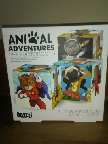 Pet Photo Booth Animal Adventures Super Cute! 5 Characters Cat-Dog props NEW