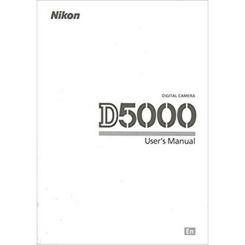 Nikon D5000 User Manual & Software Suite CD - NEW
