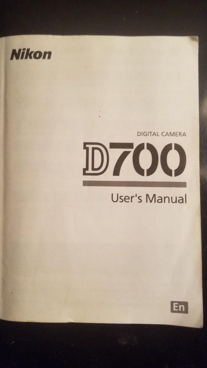 nikon d700 user manual