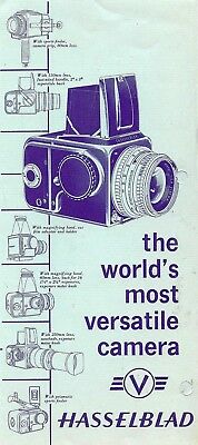 1961 HASSELBLAD 500C CAMERA BROCHURE -500C-HASSELBLAD-from 1961