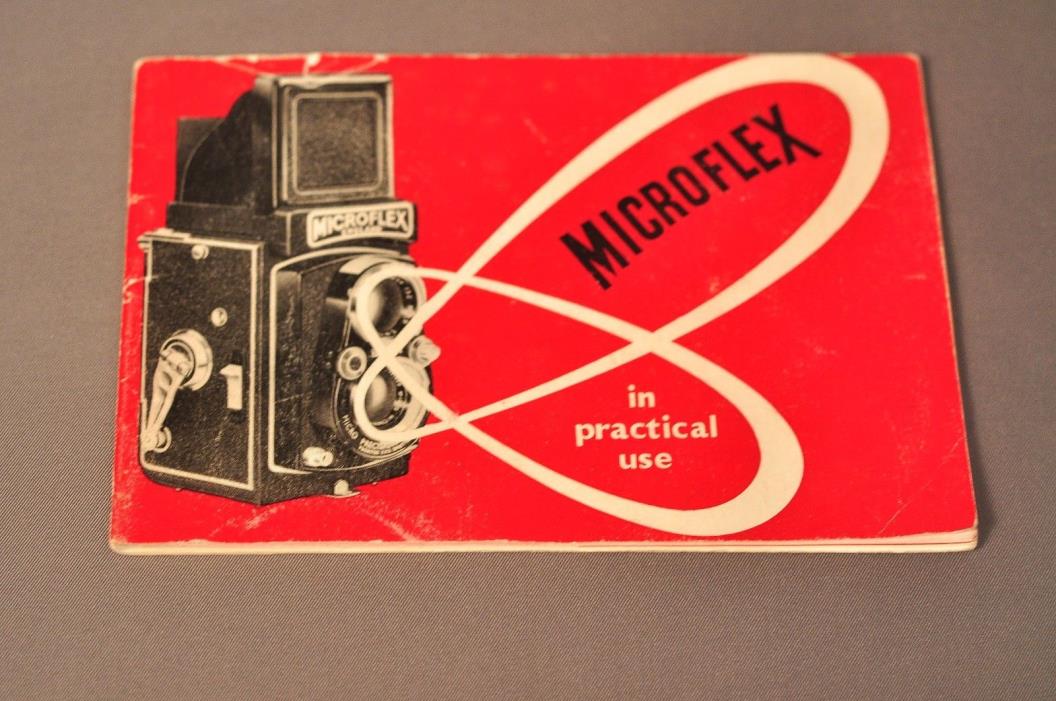 Microflex Owner's Manual, Original! c1959 RARE!