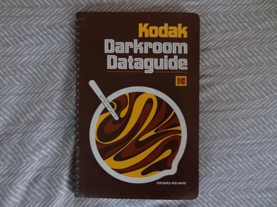 KODAK DARKROOM DATA GUIDE MANUAL -KODAK B&W First 1974 printing, 5th edition