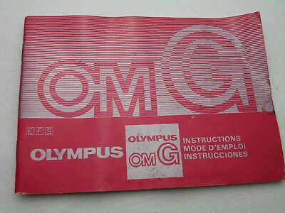 OLYMPUS OMG  Instruction Manual. English Edition