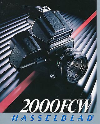 HASSELBLAD 2000FCW CAMERA BROCHURE -from 1987-HASSELBLAD 2000 FCW
