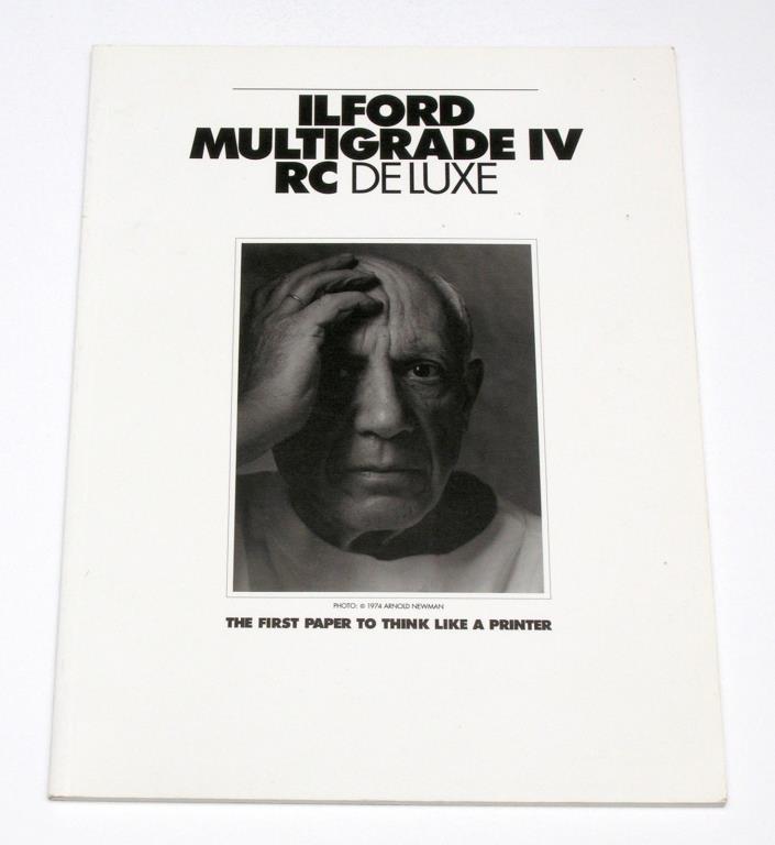 ILFORD MULTIGRADE IV RC DELUXE * MANUFACTURERS PAMPHLET / BROCHURE