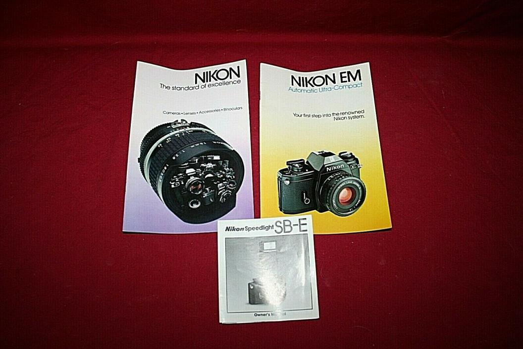 Nikon EM 35mm Camera Manual