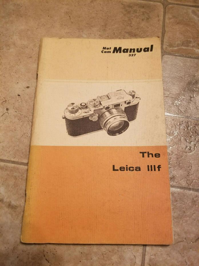 Vintage Manual Leica IIIf Nat Cam Manual 327