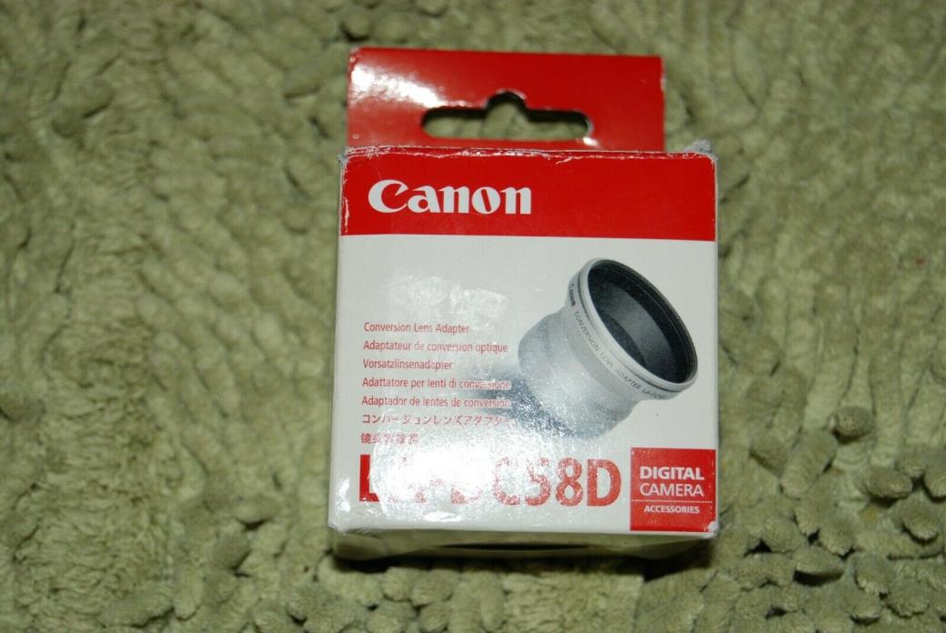 Canon LA-DC58D Conversion Lens Adapter  NOS