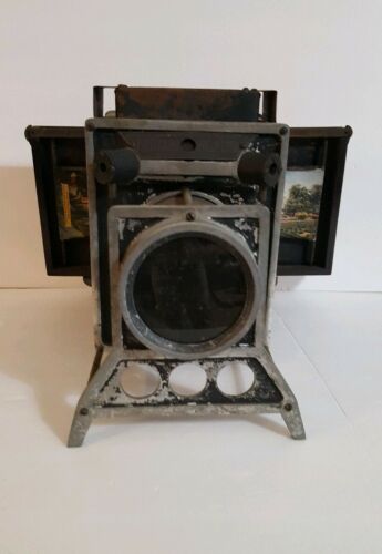 EXTREMELY RARE Antique Animatograph POST CARD PROJECTOR By Victor
