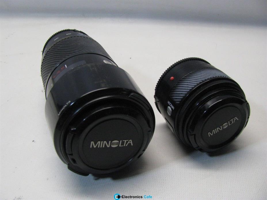 Minolta Lens Bundle AF Lens 70-120mm and AF Lens 28mm