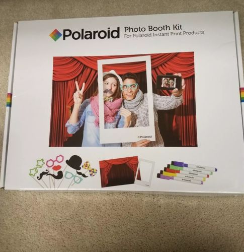Polaroid All-in-One Photo Booth Kit – Includes Backdrop, Fun Photo Props & Overs