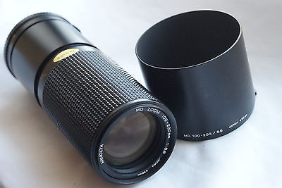 Minolta MD zoom 100-200mm F5.6  for mirrorless cameras JAPAN  excellent+