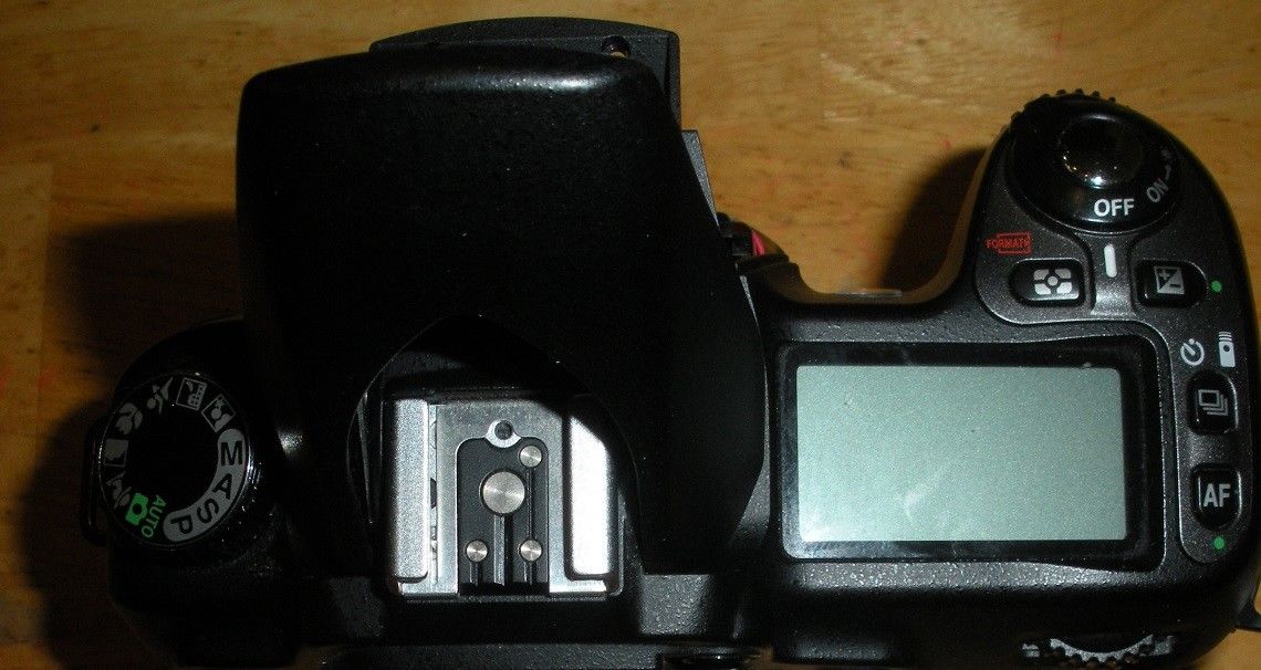 Nikon D80 CAMERA TOP Cover with Flash Complete Assembly Repair Replacement Part