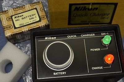 Late 1970s NEW IN BOX Nikon DH1 Charger W/DN1 Battery DS1 DS2 DS12 F2S F2SB F2AS