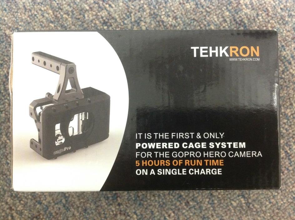 TEHKRON CagePro LP-E6 USB Powered Cage for GoPro Hero , Hero 3