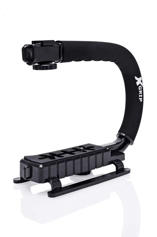 Opteka X-GRIP Professional Camera/Camcorder Action Stabilizing Handle- Black