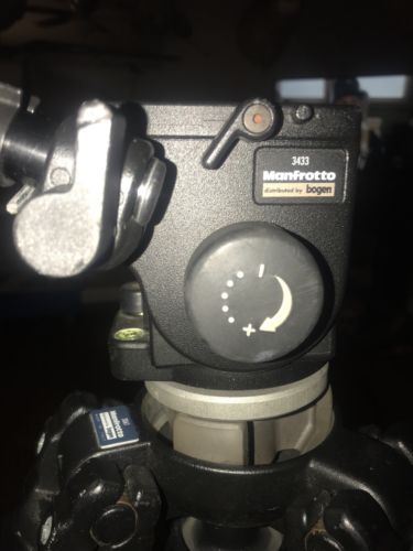 Manfrotto 3433 Fluid Filled Video Head On 3061 70” Tripod Free Shipping
