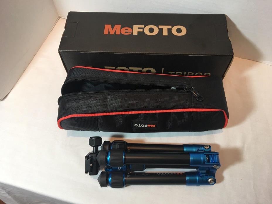 MeFOTO A0320Q00B Day Trip Tripod, Blue Aluminum, Light and compact, travel
