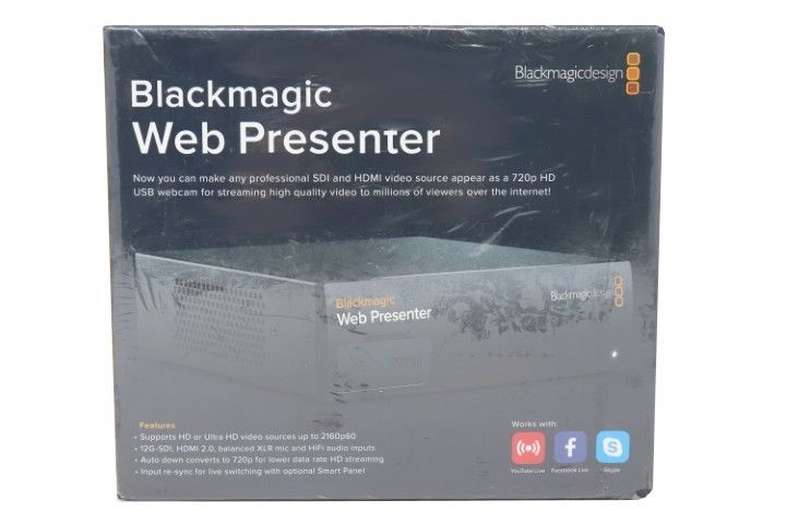 Blackmagic Design Web Presenter #BDLKWEBPTR NEW IN BOX