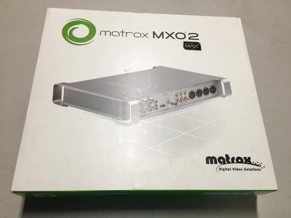 NEW Matrox MXO2 Max