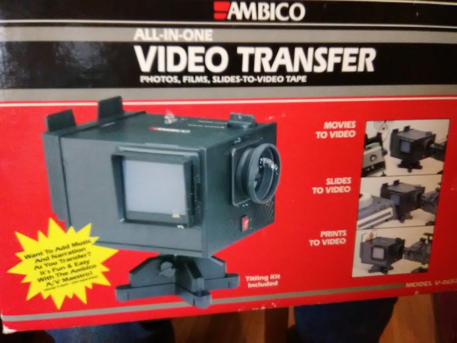 Vintage Video Transfer All In One Ambico New in Original Packaging