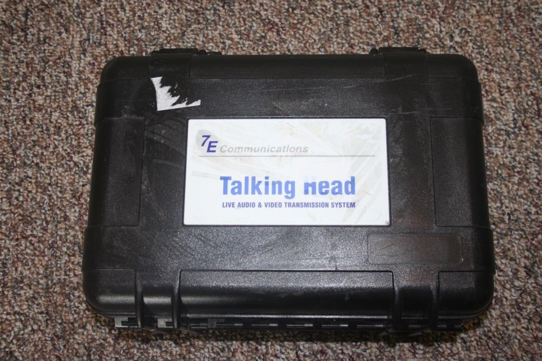 7E Communications TH-2 Talking Head Audio & Video Transmission System w/ remote