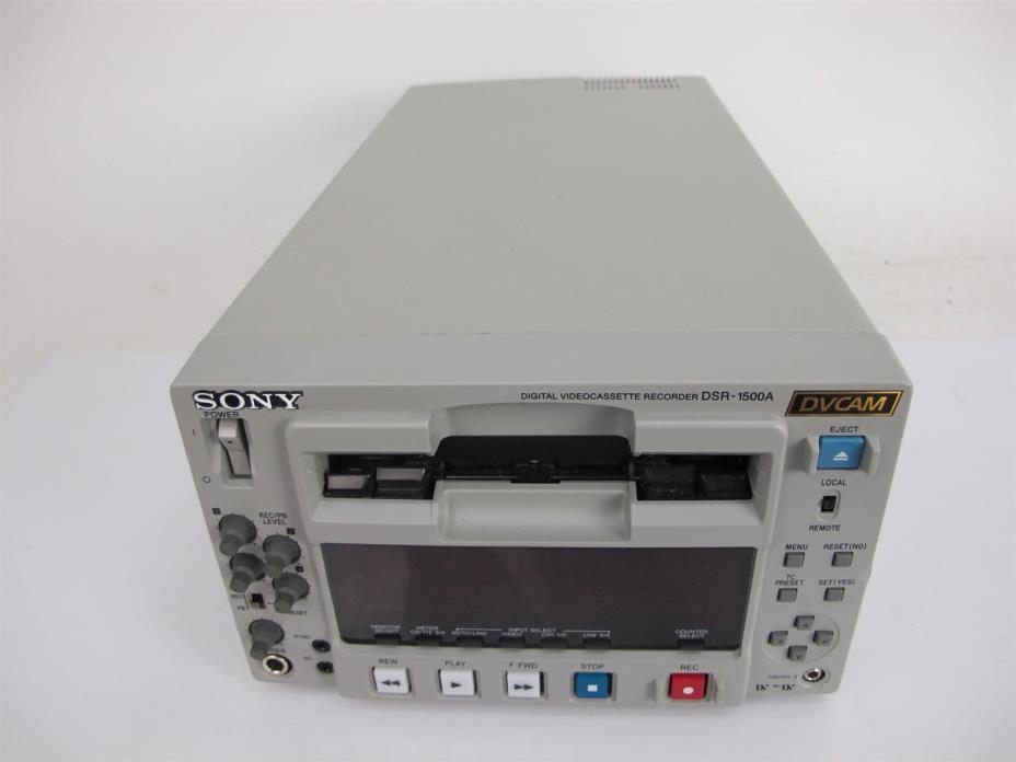 Sony DSR-1500A Digital Video Recorder Player DVCAM  - Zero Hours!