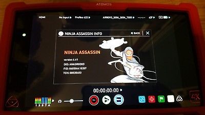 Atomos Ninja Assassin 4K HD Video Recorder with 480GB SSD HDMI 7