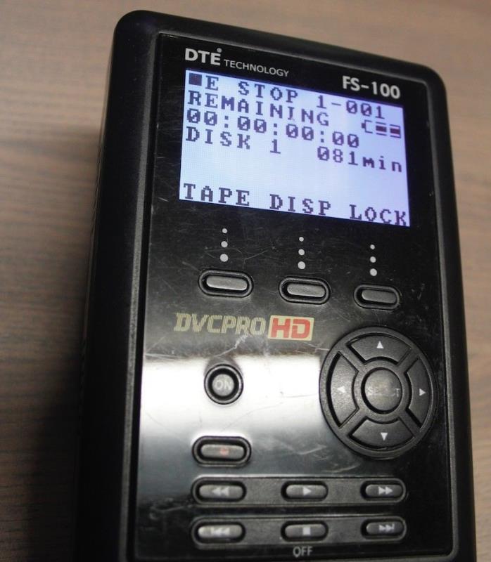 Portable DTE Recorder 100GB Focus Enhancement FS 100 Firestore DVCPRO HD