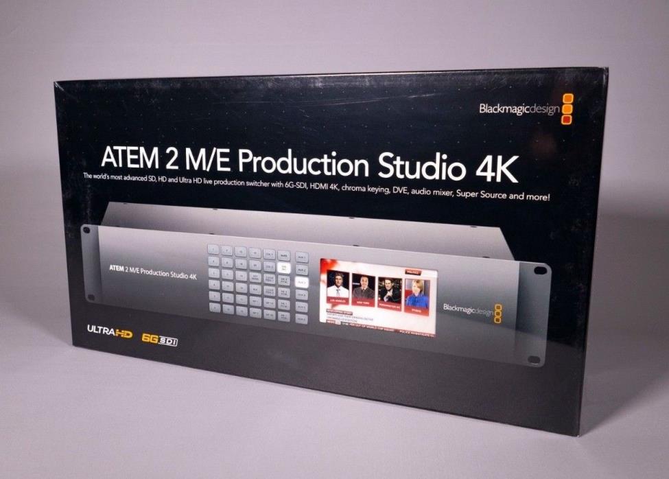 Blackmagic Design ATEM 2 M/E Production Studio 4K