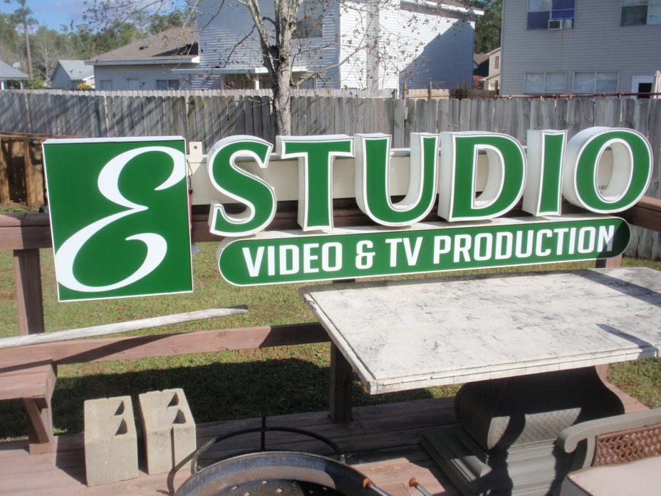 Sign  STUDIO VIDEO PRODUCTION ( slightly new used for 18 months)