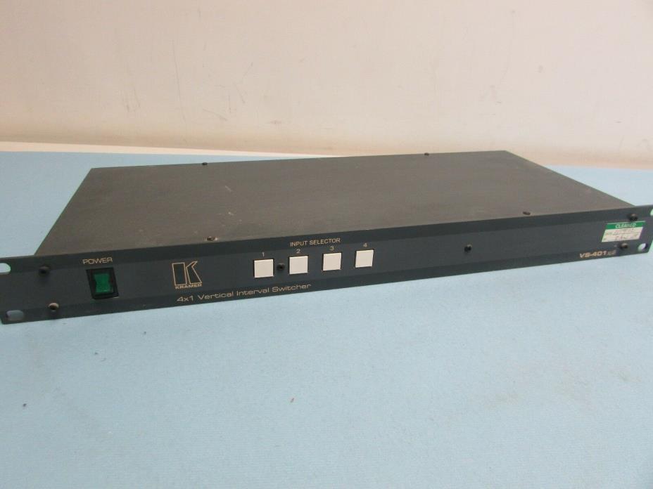 Kramer 4 x 1 Vertical Interval Switcher VS-401 XLM (16A)
