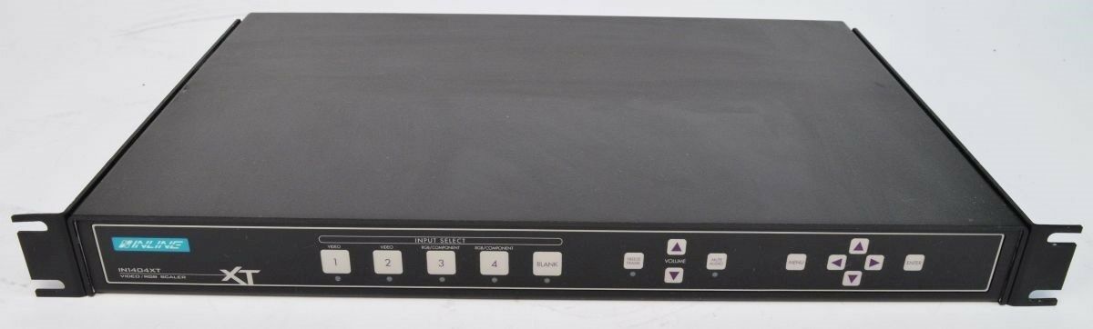 Inline Extron IN1404XT Four Input Video RGB Scaler w/ Seamless Switching Twisted