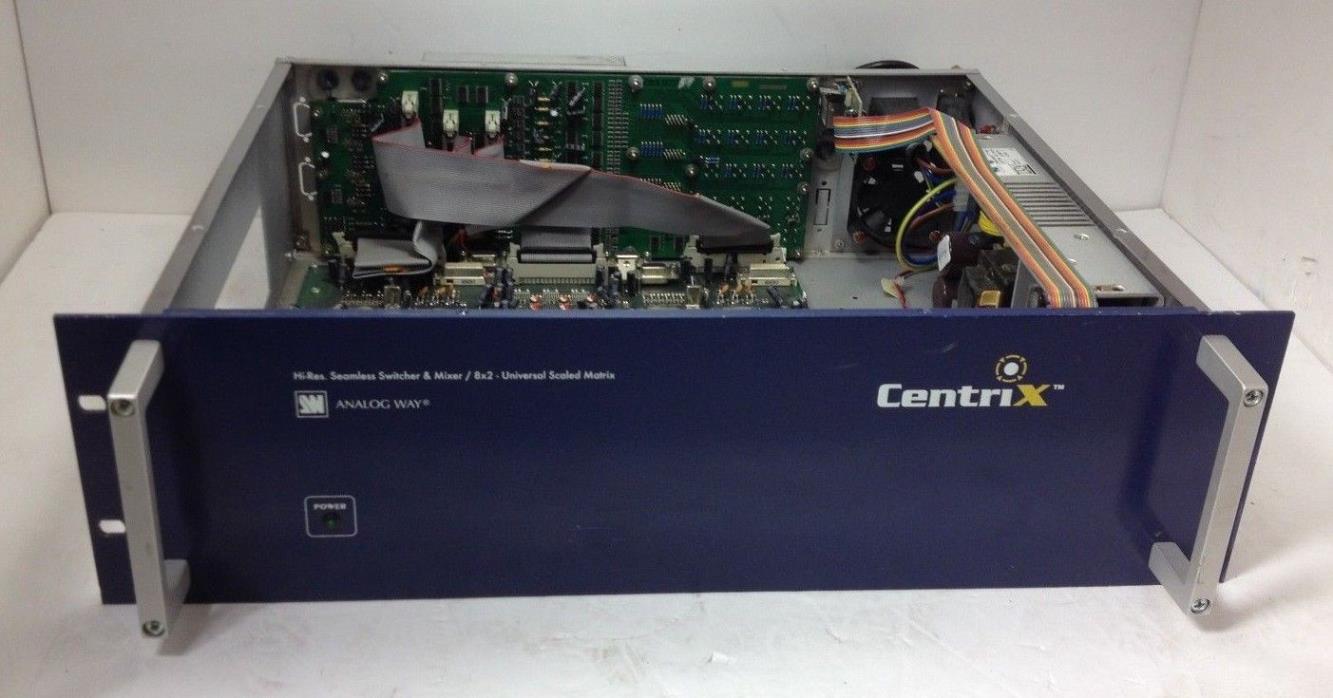 Centrix Analog Way CTX8022 8x2 Universal Scaled Matrix Hi-Res Seamless Switcher
