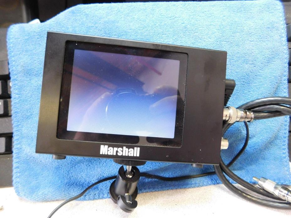 Marshall V-LCD4-PRO-L Broadcast Quality 4” Color LCD Monitor W/ Power Supply