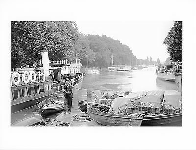 Steamship Thames River, London, England Digital Reprint From Original Negative
