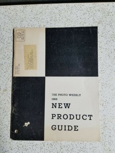 1969 THE PHOTO WEEKLY NEW PRODUCT GUIDE