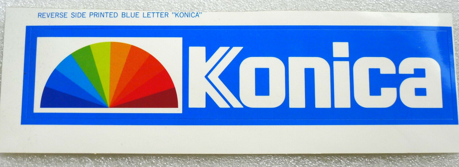 KONICA Film Sticker - UNUSED