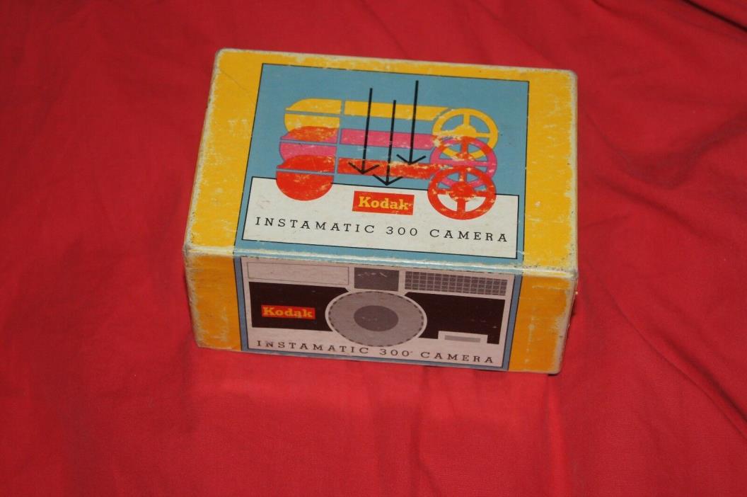 Kodak Instamatic 300 Camera EMPTY BOX ONLY with Manual