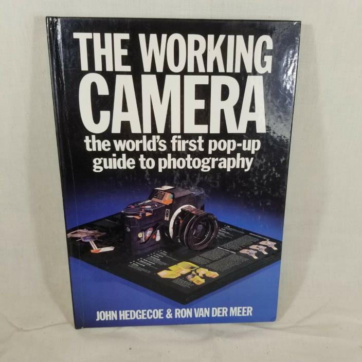 3D Pop-UP The Working Camera Hedgecoe & Van der Meer Harmony Books 1980's Photo